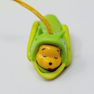 Winnie The Pooh Peek-A-Pooh Grasshopper Pooh Phone Charm Garden series # 12